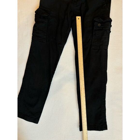 hollister cargo pants Unisex 28x30 black vintage 90s Y2K grunge goth punk Preppy - Picture 5 of 9